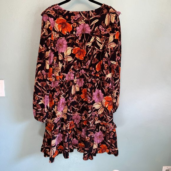 Pilcro Tiered Corduroy Dress, NWT, SZ XL - Picture 6 of 7